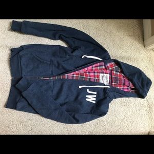 Jack wills zip up sweatshirt